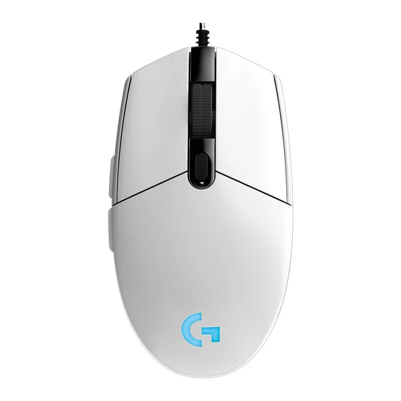 Logitech G102 проводная игровая мышь черная, white
