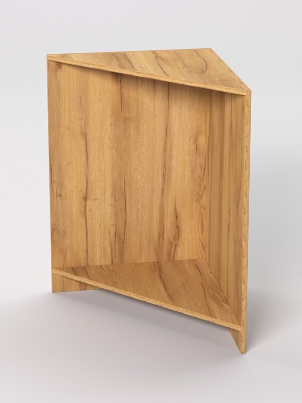 Прилавок "эконом" №6 угловой, Дуб Золотистый. Производитель товара - компания Westcom.