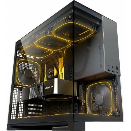 Корпус Geometric Future Model 5 (черный/серый)