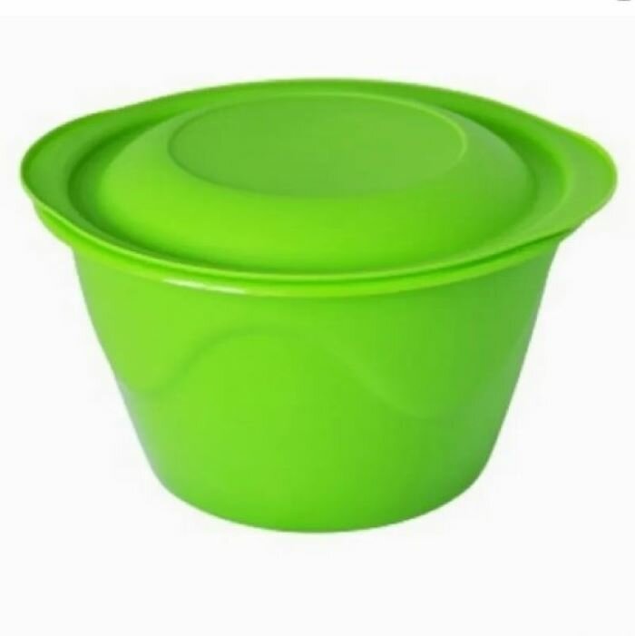 Салатник Martika с крышкой пластик 3 л диаметр 27 см микс