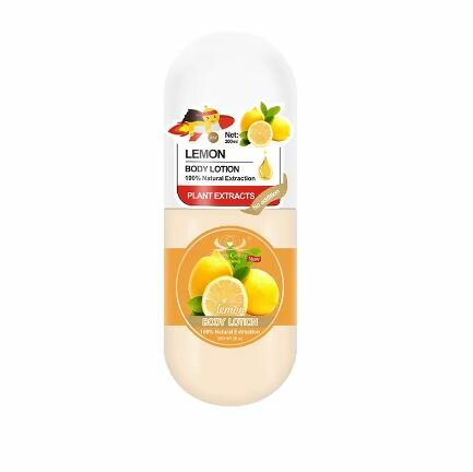 Lemon парфюмированный лосьон, для тела, с витамином С, Lemon Body Lotion, 200 мл