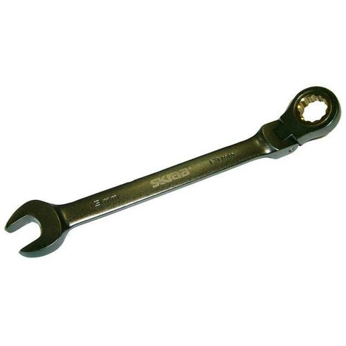 Ключ с трещеткой 18мм шарнирный SKRAB 44388