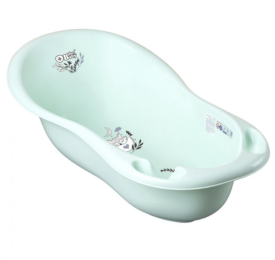 Ванночка тега 86cм LIS (лисенок) светло-зеленый ванна детская для купания новорожденного малыша PB-LIS-004-105