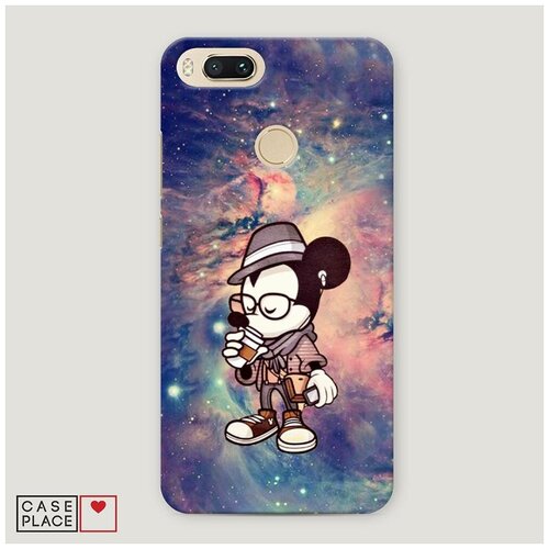 фото Чехол пластиковый xiaomi mi 5x микки в космосе case place