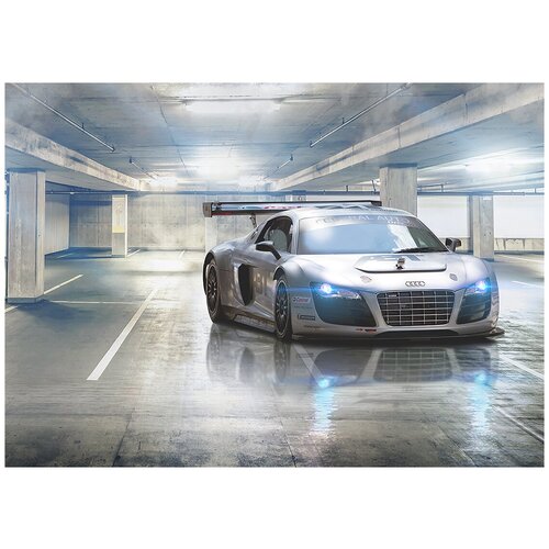 Авто. Audi r8 - Виниловые фотообои, (211х150 см) авто мотивы need for speed виниловые фотообои 211х150 см