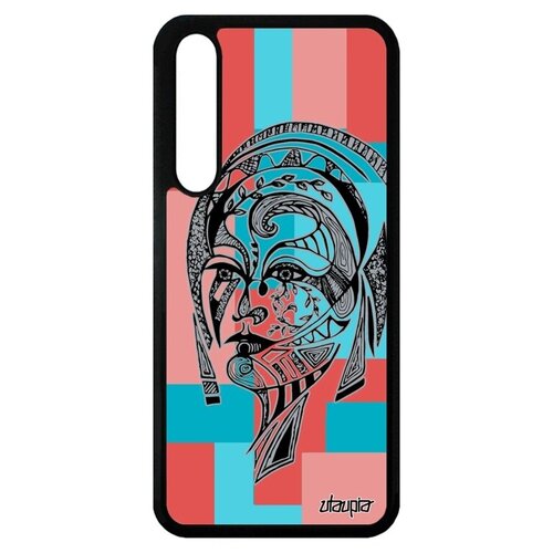 фото Защитный чехол на смартфон // huawei p20 pro // "портрет женщины" стиль трибал, utaupia, цветной