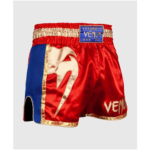 фото Шорты venum giant muay thai shorts red/gold m