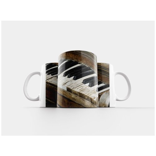 фото Кружка "пианино, инструмент, музыка" 320 мл lotsprints