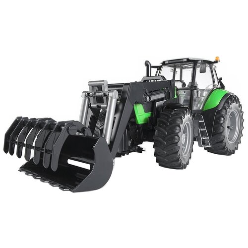 Трактор Bruder Deutz Agrotron X720 (03-081) 1:16, 50.5 см, черный/зеленый bruder bruder трактор deutz agrotron x720 с погрузчиком