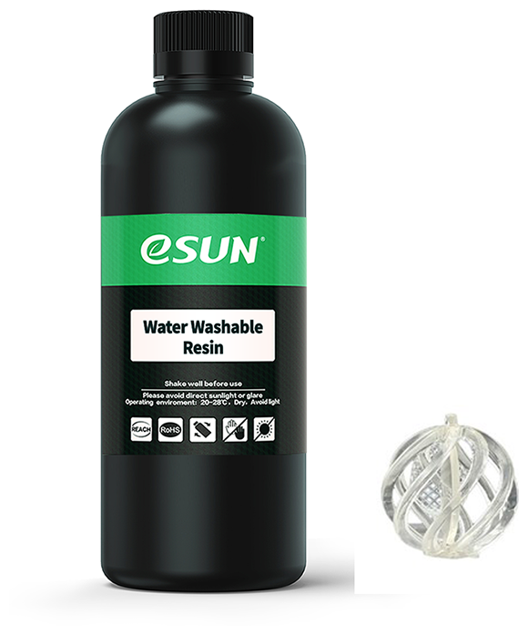 Esun Фотополимер ESUN Water Washable прозрачный (0,5 кг)