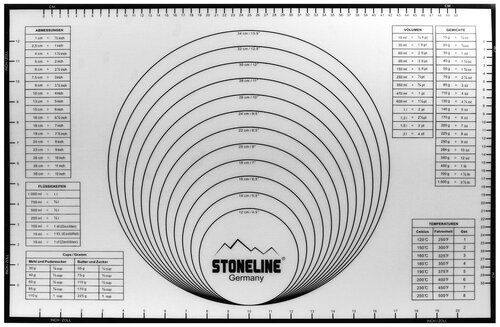 Коврик силиконовый для выпечки 58,5 х 39 см Stoneline