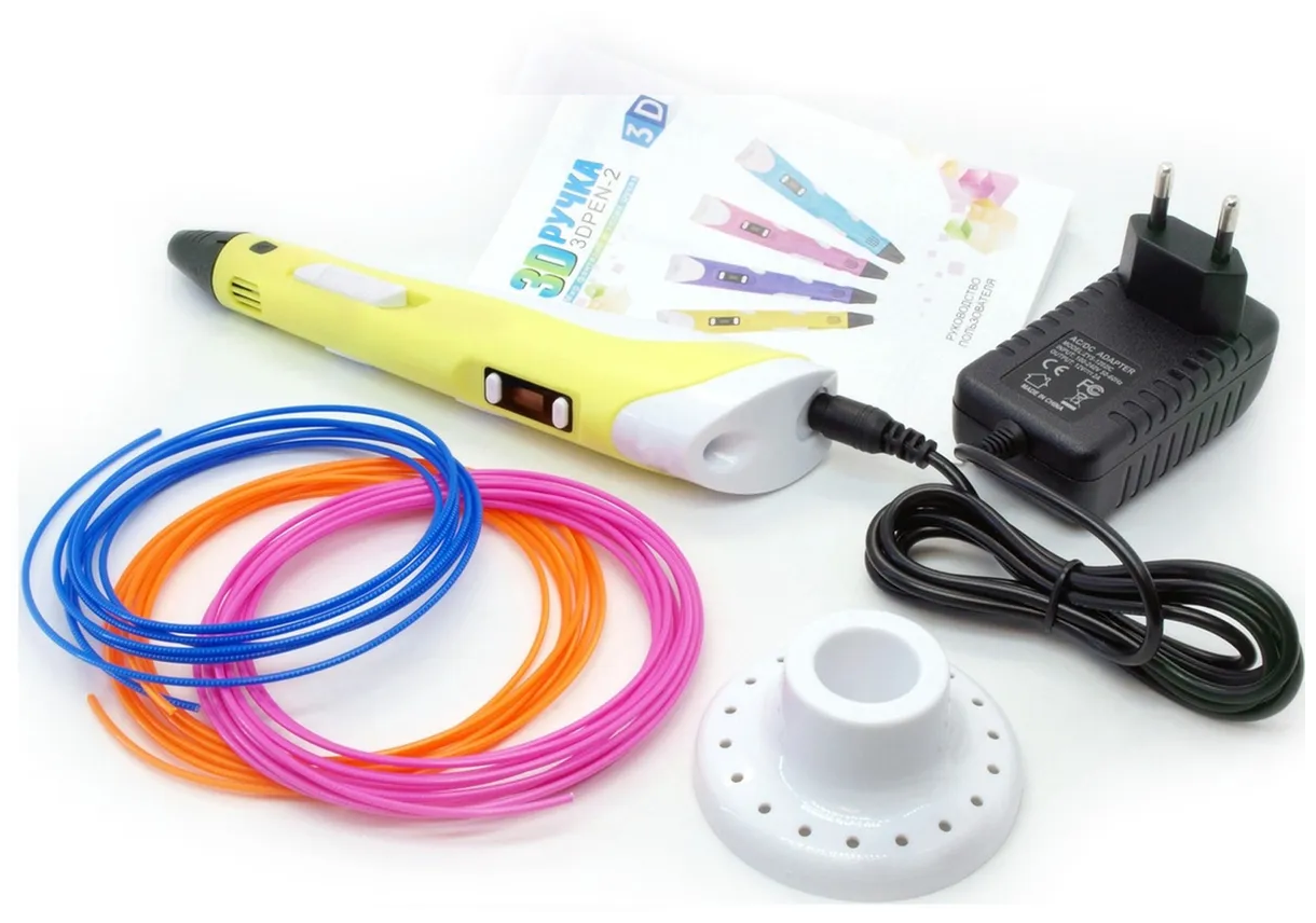3D ручка 3D PEN-2 желтая