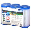 Картридж для очистки воды в бассейнах для фильтрующих насосов INTEX, тип А, 3 шт. - изображение