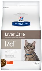 Сухой корм для кошек Hill's Prescription Diet l/d при заболеваниях печени, с курицей 1.5 кг