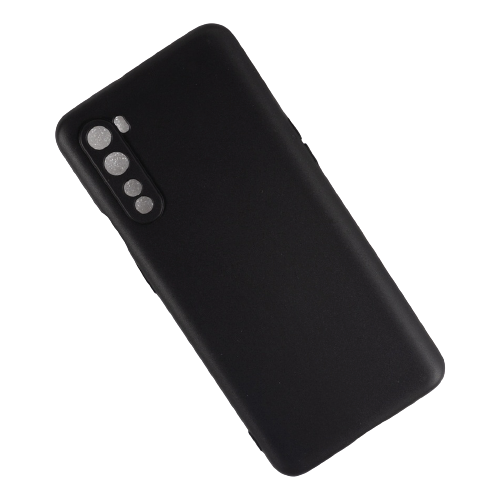 Чехол панель-накладка MyPads для OnePlus Nord ультра-тонкая полимерная из мягкого качественного силикона черная