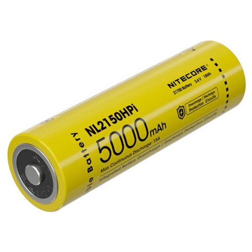 фото Аккумулятор 21700 - nitecore nl2150hpi li-ion 5000mah 18818 / 1390172