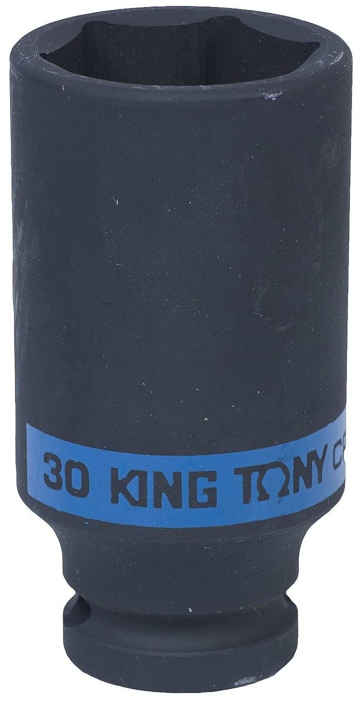 Головка торцевая ударная глубокая шестигранная 1/2", 30 мм KING TONY 443530M