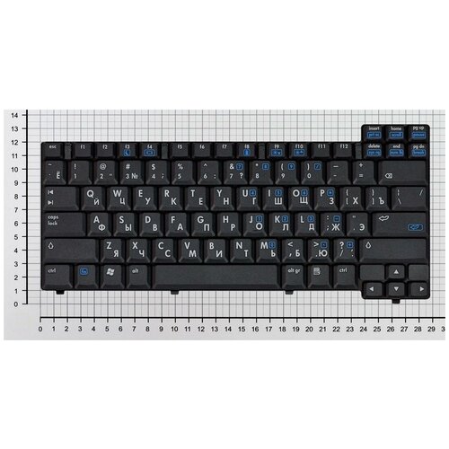 Клавиатура для ноутбука HP Compaq NX7300 NX7400 черная 1170₽