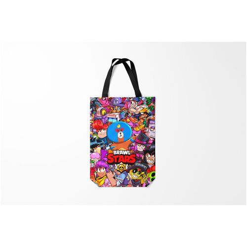 фото Сумка-шоппер / 31х42 см / геймерам / brawl stars el brown burnettie