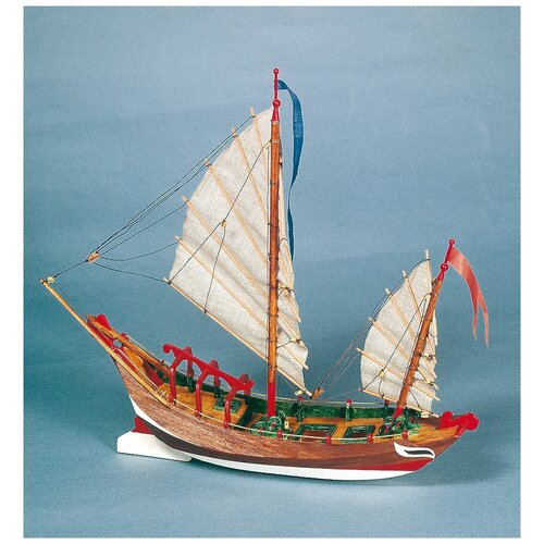 Сборная модель корабля для начинающих от Amati (Италия), Sampang сборная модель корабля для детей от amati италия nina нао 220х60х230 мм м 1 135