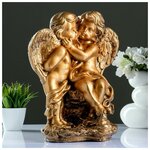 Фигура Ангел и Фея стоя бронза 20х30х36см - изображение