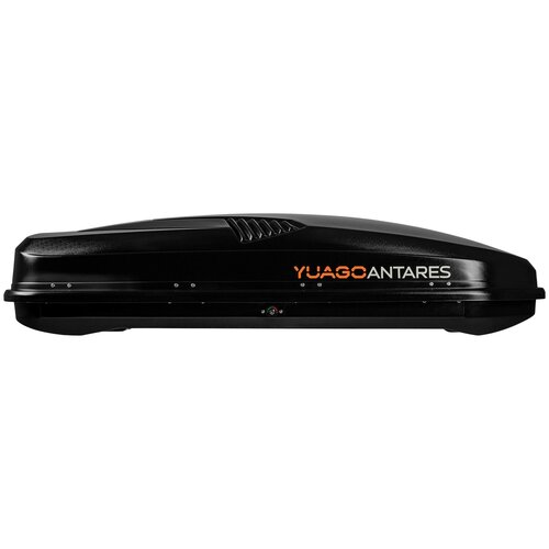 Автобокс YUAGO ANTARES 580л Черный (тиснение) двусторонний