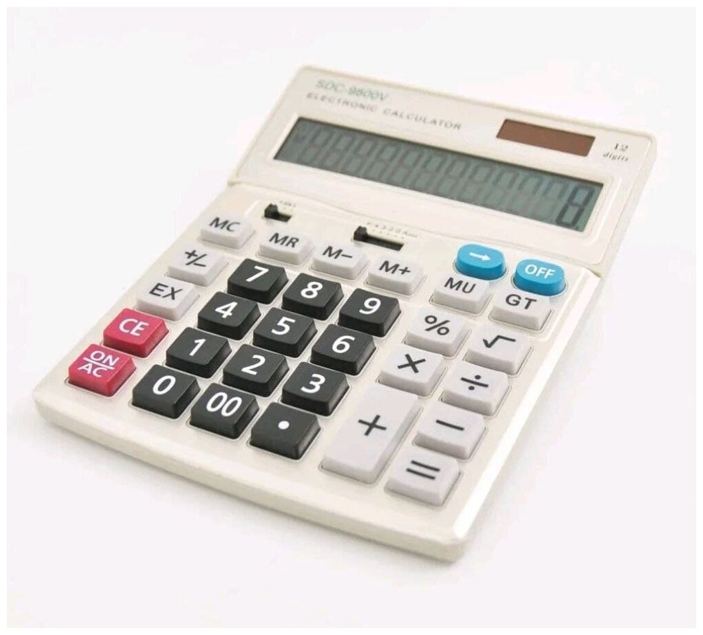 Калькулятор настольный SDC-9800V- 12 разрядов