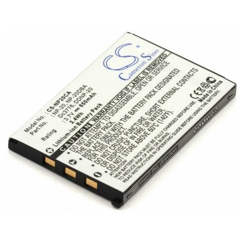 фото Аккумулятор для фотоаппарата casio np-20 sino power