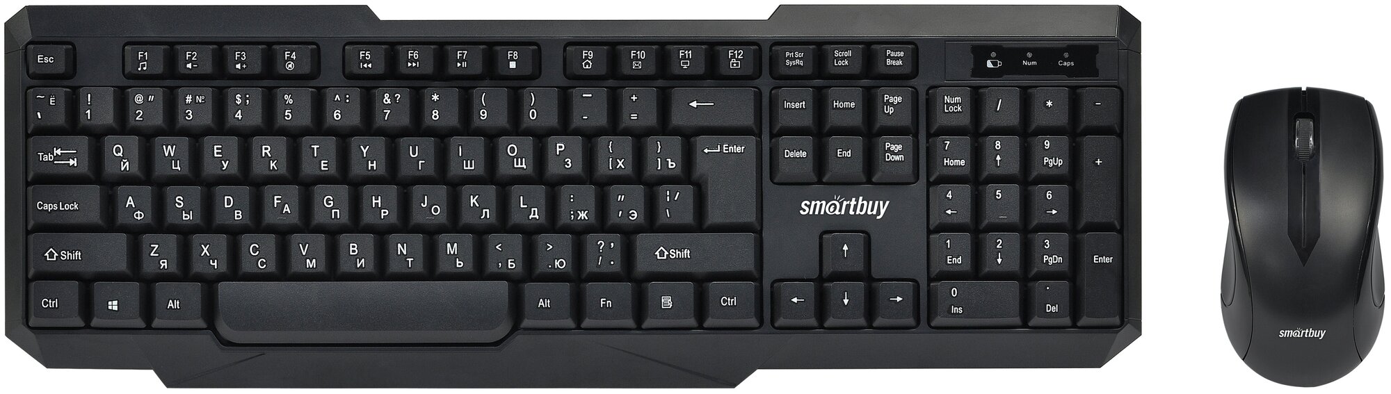 Комплект клавиатура + мышь Smartbuy ONE черный