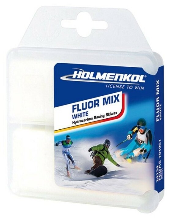 Низкофтористый парафин Holmenkol Fluormix White 2x35г (24134)