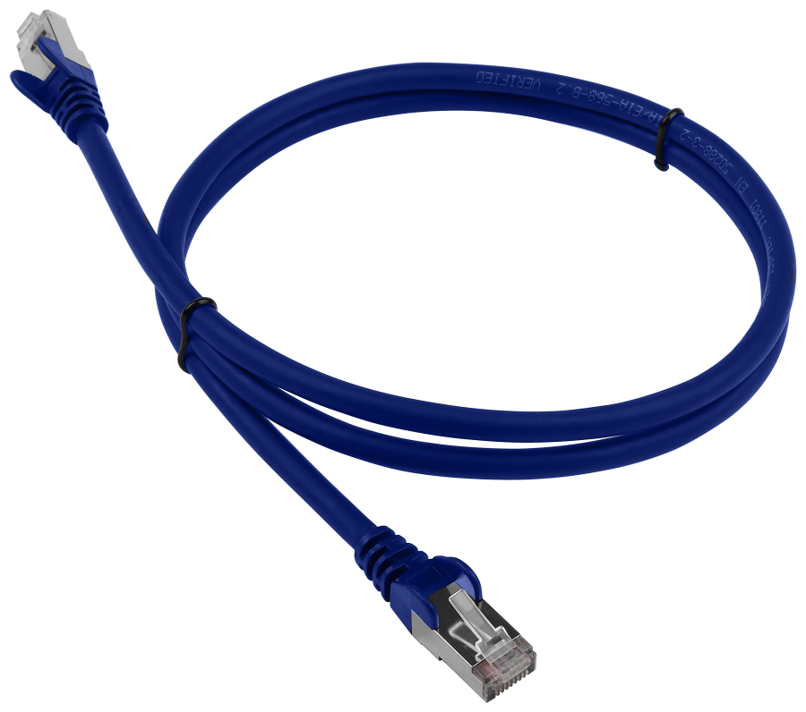 Патч-корд Lanmaster Patch cord FTP LAN-PC45/S6-2.0-BL 2м синий