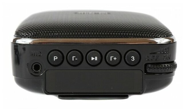 Громкоговоритель усилитель голоса поясной мегафон П-40 с MP3/USB/microSD/радио/bluetooth/запись