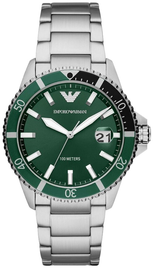 Наручные часы EMPORIO ARMANI Diver AR11338, серебряный