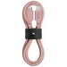 Кабель Native Union Belt USB-C/Lightning Short 1.2m розовый, Размер ONE SIZE