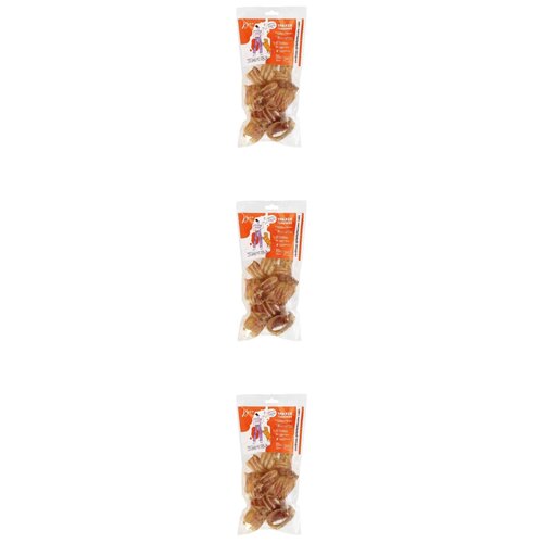 Лакомства для собак Кусь Трахея говяжья резанная, 3,5 см, 40 гр, 3 шт