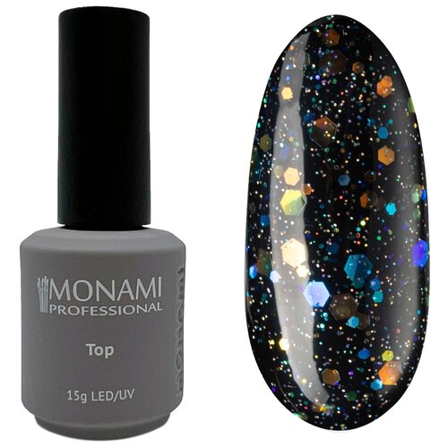 Monami Верхнее покрытие Super Shine Top, crush, 15 мл monami professional топ super shine galaxy 15 мл