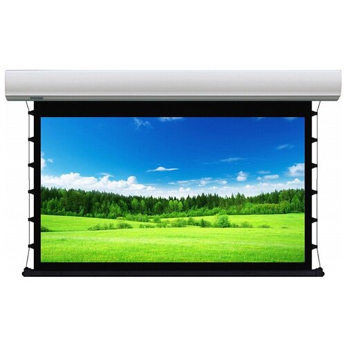 Экран для дома, настенно потолочный с электроприводом Lumien Cinema Tensioned Control 184x286 Matte White LCTC-100125