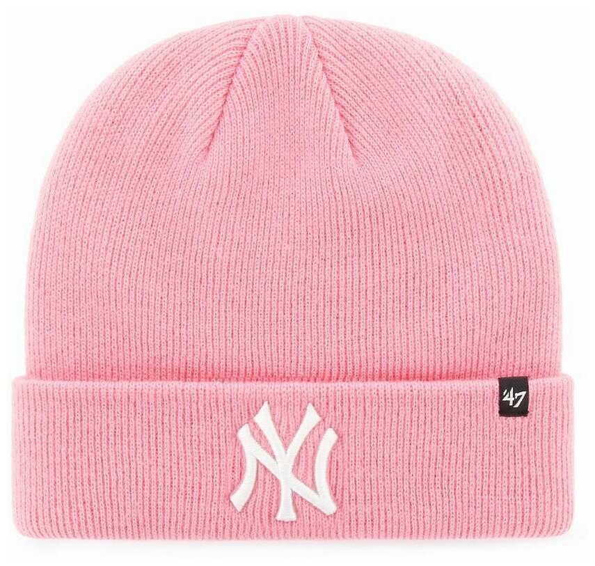 Шапка 47BRAND Raised Cuff Knit New York Yankees (черный) B-RKN17ACE-BKD 