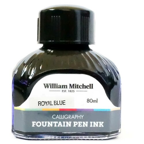 Чернила на основе красителя William Mitchell Fountain Pen 80 мл Королевский синий