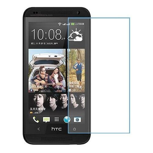 HTC Desire 601 dual sim защитный экран из нано стекла 9H одна штука