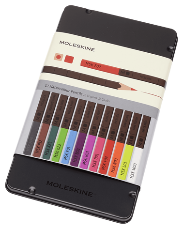 Карандаши цветные Moleskine WATERCOLOUR 12цв. (ew7p12cola)