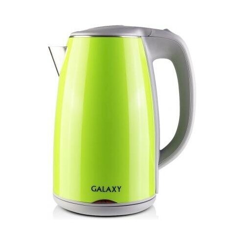фото Galaxy чайник galaxy gl0307 2000 вт зелёный 1.7 л металл/пластик