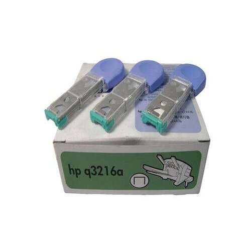 Скрепки HP Staple Cartridge for Stapler/Stacker для 4350/4200/4250/4300/P4014/P4015/P4510 3*1000шт (Q3216A/Q3216-60500)