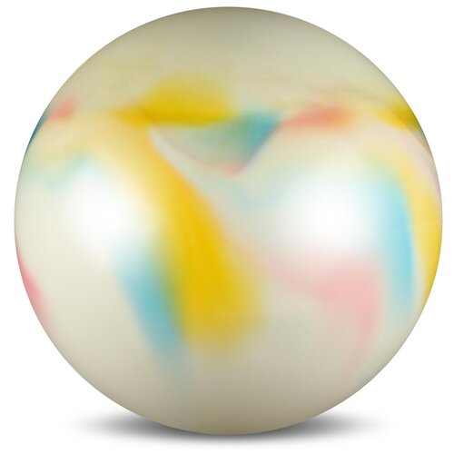 фото Мяч для художественной гимнастики indigo ab2803, 15 см, радуга