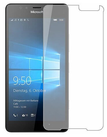 Microsoft Lumia 650 защитный экран Гидрогель Прозрачный (Силикон) 1 штука