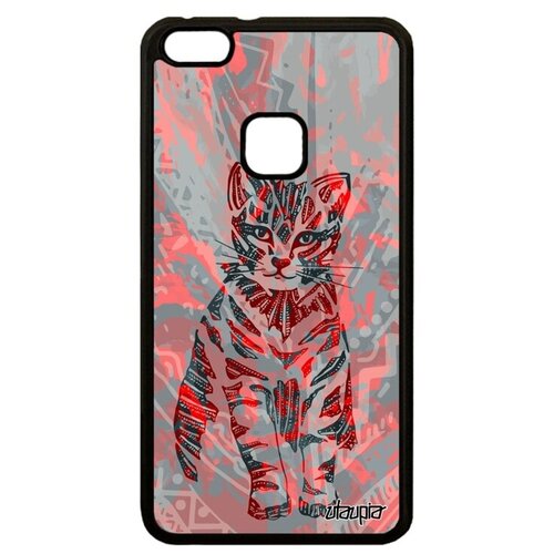 фото Противоударный чехол на смартфон // huawei p10 lite // "кот" маленький бенгальский, utaupia, розовый