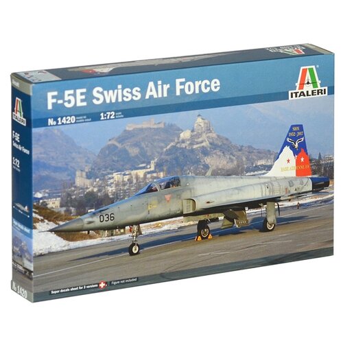 Italeri F-5E SWISS AIR FORCE 1420 1:72 1448 italeri самолет f 4 e f phantom 1 72