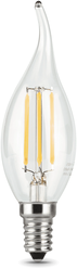 Gauss Лампа Filament Свеча на ветру 7W 550lm 2700К Е14 LED 104801107