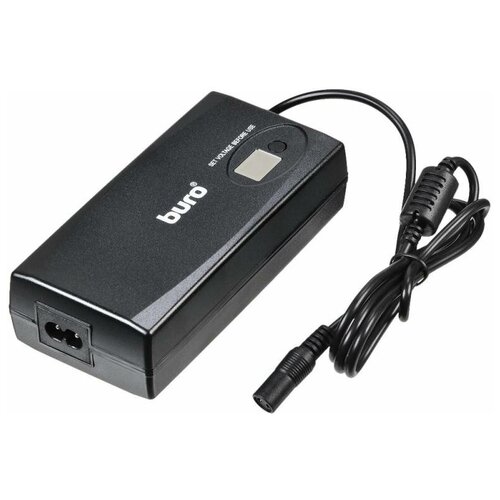 Блок питания Buro BUM-1245M90 ручной 90W 12V-24V 11-connectors 3.5A 1xUSB 1A от бытовой электросети LСD индикатор