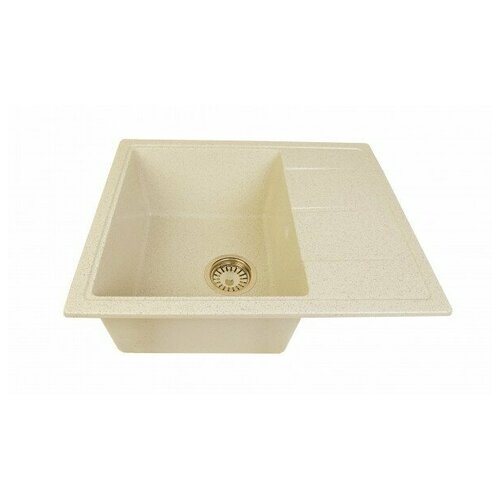 Врезная кухонная мойка 45 см, GRANMILL 033, бежевый